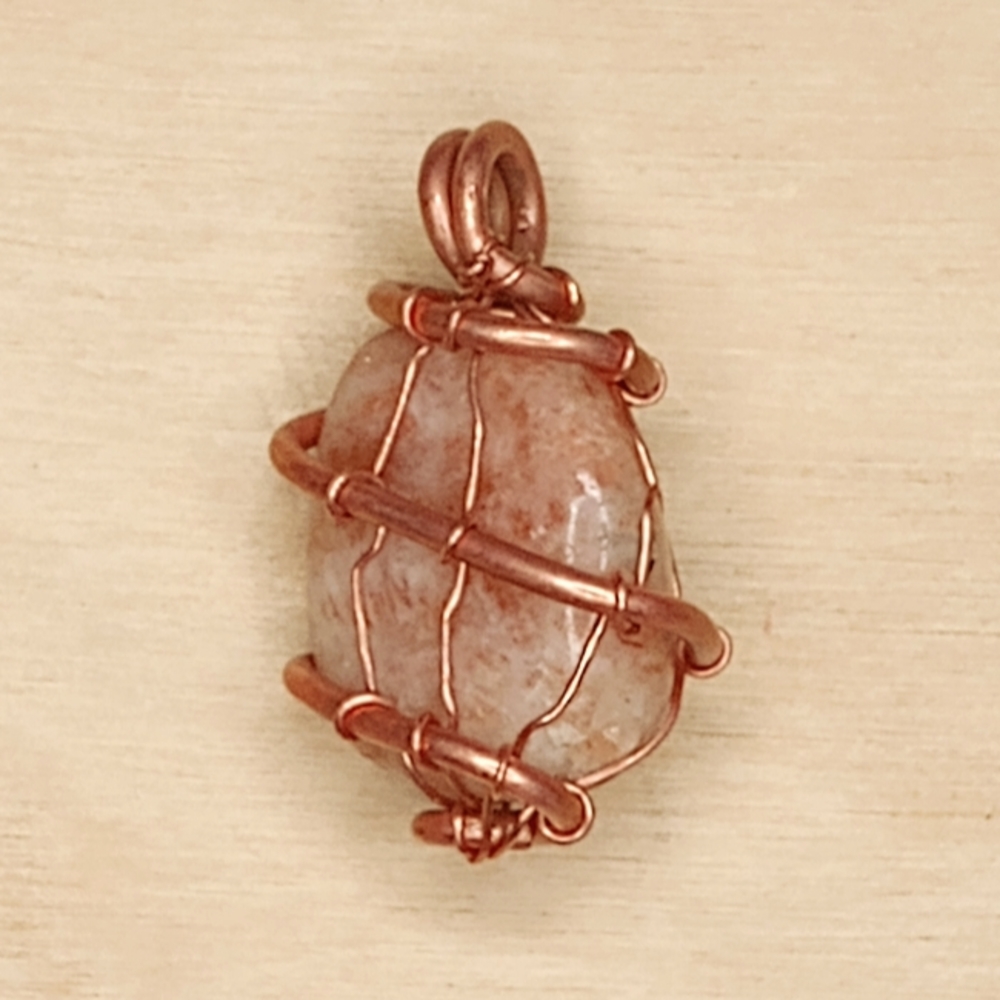 SunStone / Pure Copper Pendant